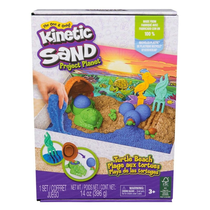 Kinetic Sand Turtle Beach-sæt (6069781) i gruppen LEGETØJ, BØRN & BABY / Legetøj / Lege ler, lege sand og tilbehør hos TP E-commerce Nordic AB (C90493)