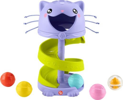 Fisher-Price Fisher Price spædbarn - Kitty Ball Tower (HTW92) i gruppen LEGETØJ, BØRN & BABY / Babyleg (0-3 år) / Aktivitetslegetøj hos TP E-commerce Nordic AB (C90509)