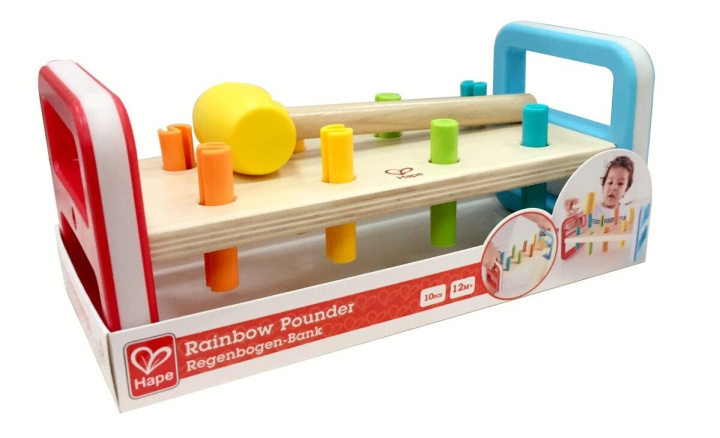 Hape Rainbow Pounder (E0506) i gruppen LEGETØJ, BØRN & BABY / Legetøj / Bygge legesager / Klodser hos TP E-commerce Nordic AB (C90550)