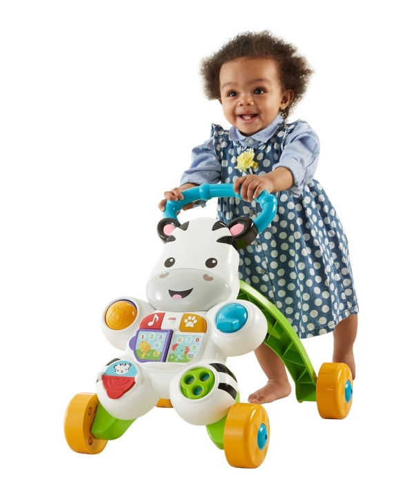 Fisher-Price Spædbarn - Lær med mig Zebra Walker (DLD80) i gruppen LEGETØJ, BØRN & BABY / Babyleg (0-3 år) / Gåvogne hos TP E-commerce Nordic AB (C90597)