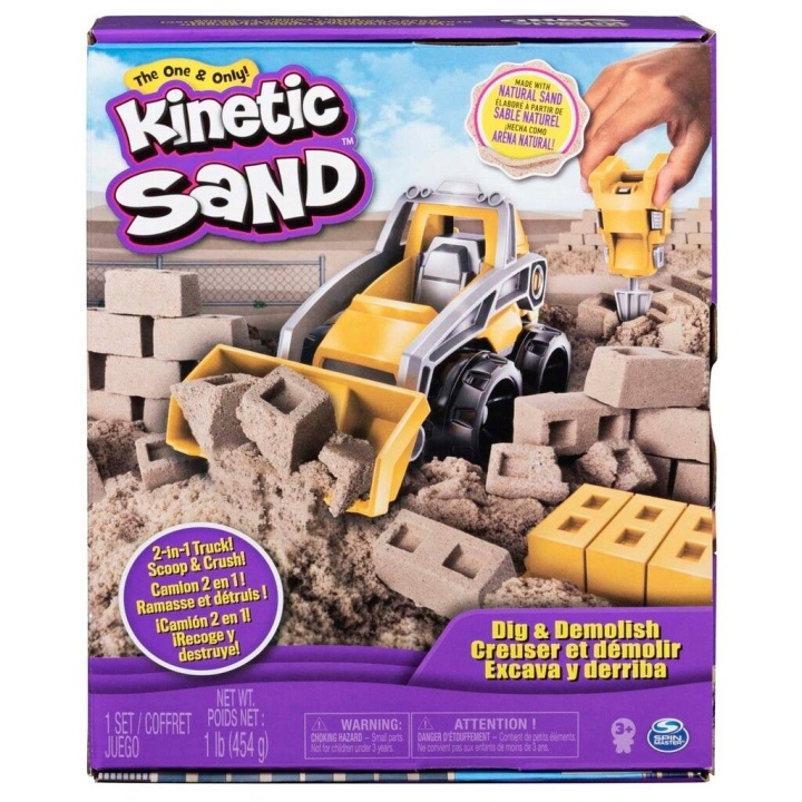 Kinetic Sand Dig & Demolish-sæt (6044178) i gruppen LEGETØJ, BØRN & BABY / Legetøj / Lege ler, lege sand og tilbehør hos TP E-commerce Nordic AB (C90609)