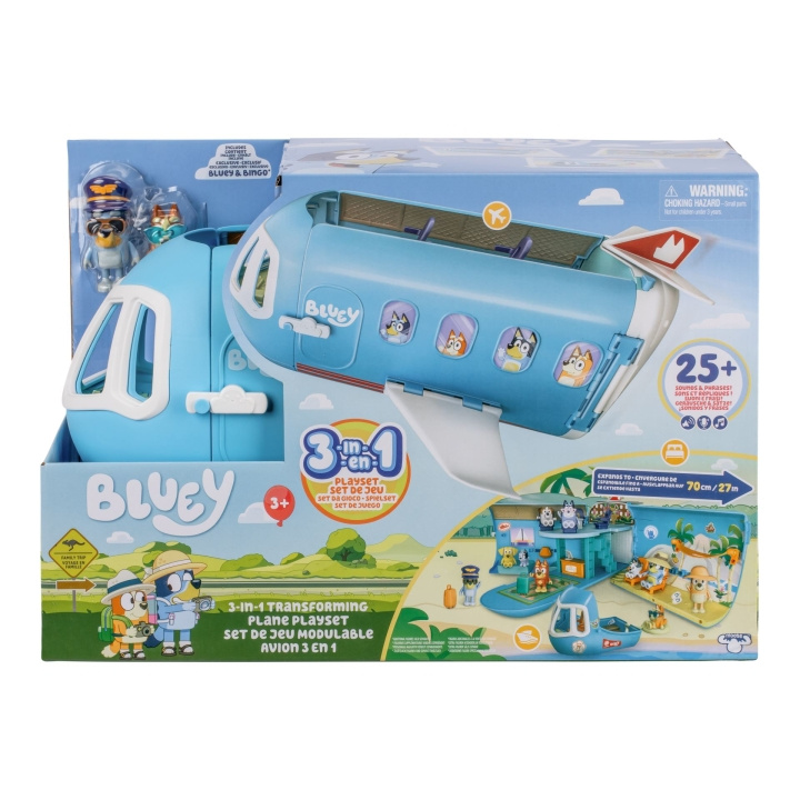 Bluey Bluey\'s Escape Convertible Plane (90261) i gruppen COMPUTERTILBEHØR / Kabler og adaptere / Øvrige computer kabler hos TP E-commerce Nordic AB (C90645)