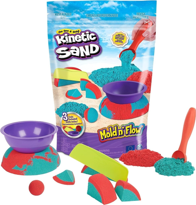 Kinetic Sand Mold N\' Flow (6067819) i gruppen LEGETØJ, BØRN & BABY / Legetøj / Lege ler, lege sand og tilbehør hos TP E-commerce Nordic AB (C90659)