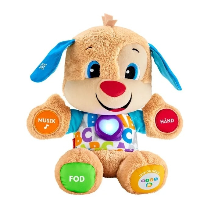 Fisher-Price Infant - Laugh & Learn - Smart hundehvalp (Dansk) (FPM62) i gruppen LEGETØJ, BØRN & BABY / Babyleg (0-3 år) / Aktivitetslegetøj hos TP E-commerce Nordic AB (C90660)