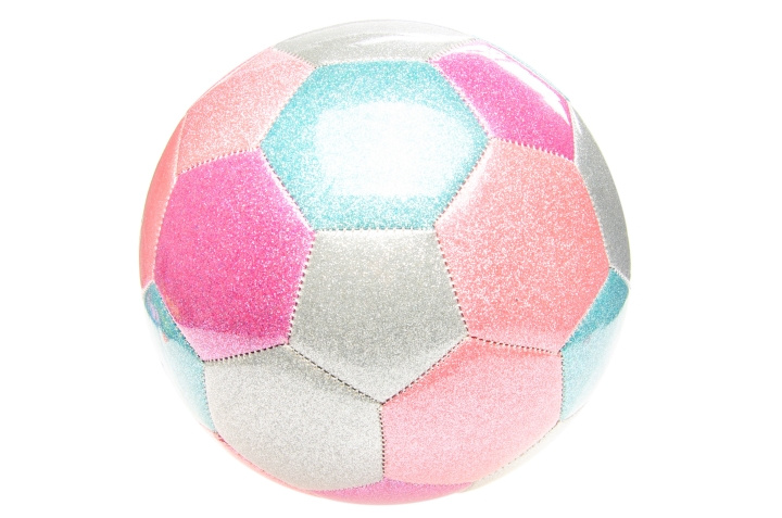 GA-Toys Fodbold - Metallic pink/sølv, str. 5 (13307) i gruppen LEGETØJ, BØRN & BABY / Udeleg & Sport / Sport og spil hos TP E-commerce Nordic AB (C90677)