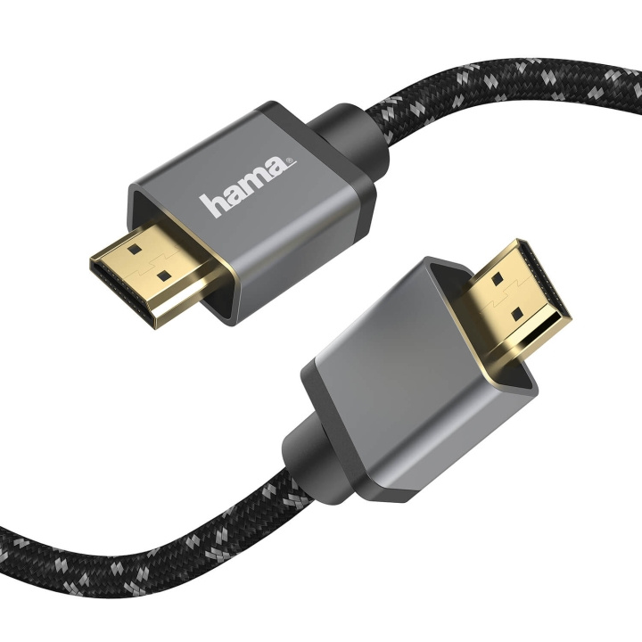 Hama Kabel HDMI Ultra High Speed 8K 48Gbit/s Metal Guld 5,0m i gruppen HJEMMEELEKTRONIK / Kabler og adaptere / HDMI / Kabler hos TP E-commerce Nordic AB (C90735)