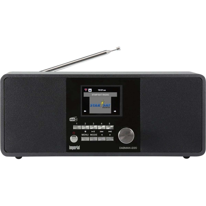 imperial DABMAN i220 BT DAB+ / FM internetradio med bluetooth Sort i gruppen HJEMMEELEKTRONIK / Lyd & billede / Hjemmebiograf, HiFi & Bærbar / Radio og vækkeure / Radio hos TP E-commerce Nordic AB (C90768)