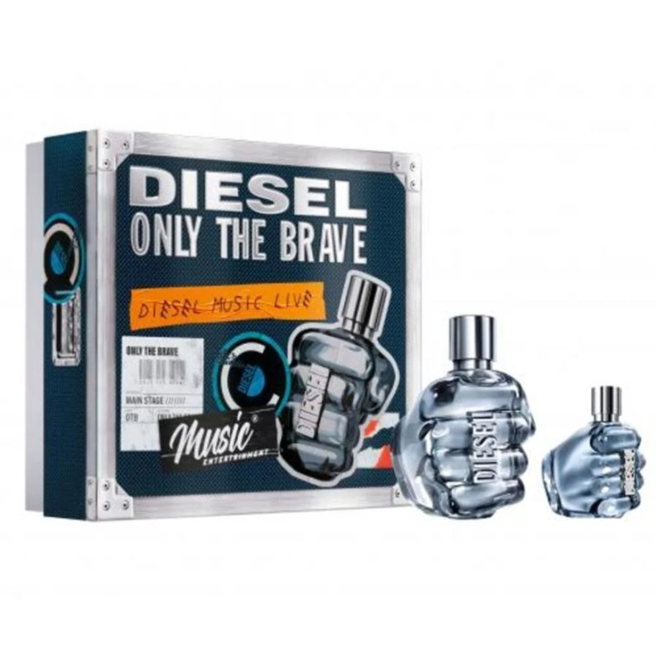 Diesel Giftset Diesel Only The Brave Edt 125ml + 35ml i gruppen SKØNHED & HELSE / Gaveæske / Gaveæske til ham hos TP E-commerce Nordic AB (C90777)