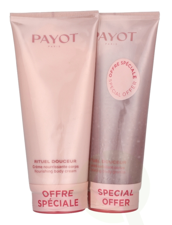 Payot Gentle Ritual Duo Set 400 ml 2x200ml - Exfoliating Body Granita/Nourishing Body Cream i gruppen SKØNHED & HELSE / Gaveæske / Gaveæske til hende hos TP E-commerce Nordic AB (C90811)