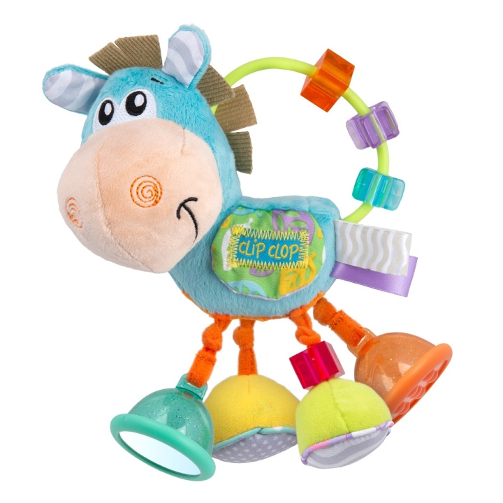 Playgro Clip Clop Aktivitetshest - Blå - (10188462) i gruppen LEGETØJ, BØRN & BABY / Babyleg (0-3 år) / Aktivitetslegetøj hos TP E-commerce Nordic AB (C90913)