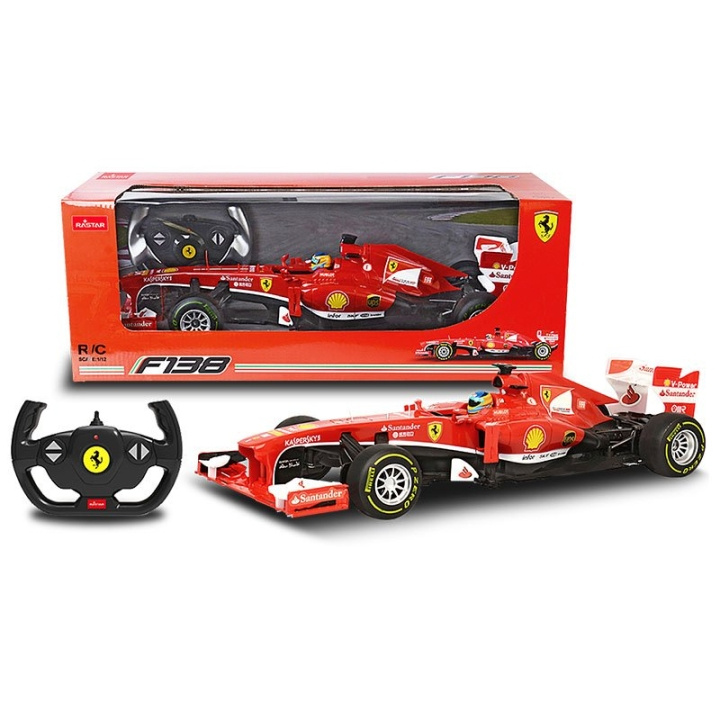 Rastar 1:12 Ferrari F1 - Rød (23063) i gruppen LEGETØJ, BØRN & BABY / Legetøj / Legetøjsbiler hos TP E-commerce Nordic AB (C90921)