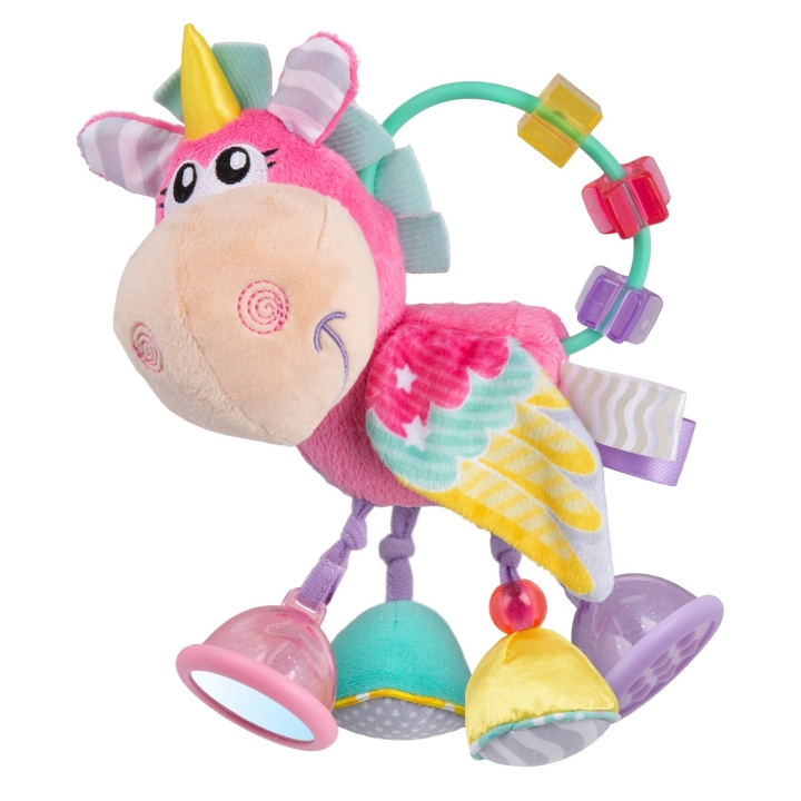 Playgro Enhjørning aktivitetsrangle - pink - (10188463) i gruppen LEGETØJ, BØRN & BABY / Babyleg (0-3 år) / Aktivitetslegetøj hos TP E-commerce Nordic AB (C90985)