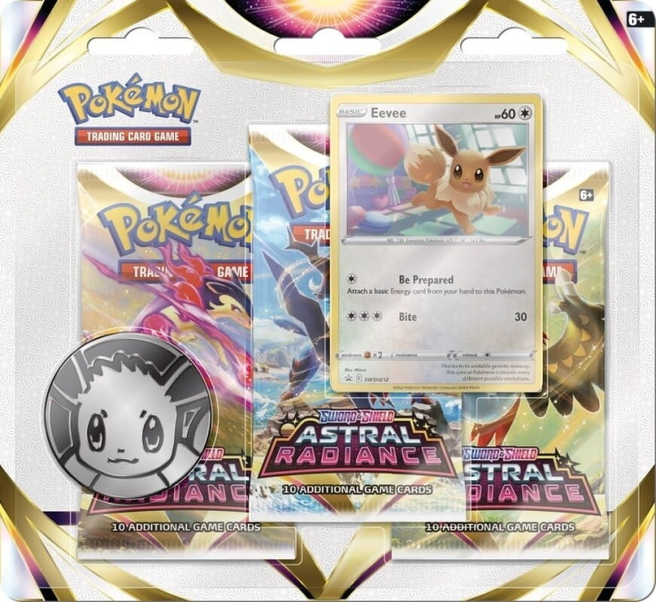 Pokémon Blister 3-Pack Sværd & Skjold 10 - Eevee (POK85028) i gruppen LEGETØJ, BØRN & BABY / Spil / Kortspil hos TP E-commerce Nordic AB (C90991)