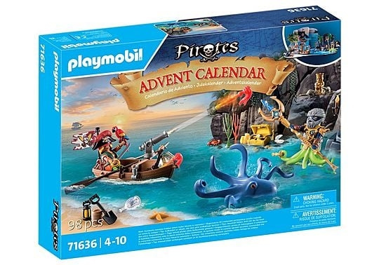 Playmobil Adventskalender: Pirates (71636) i gruppen LEGETØJ, BØRN & BABY / Legetøj / Advent kalendere hos TP E-commerce Nordic AB (C91005)