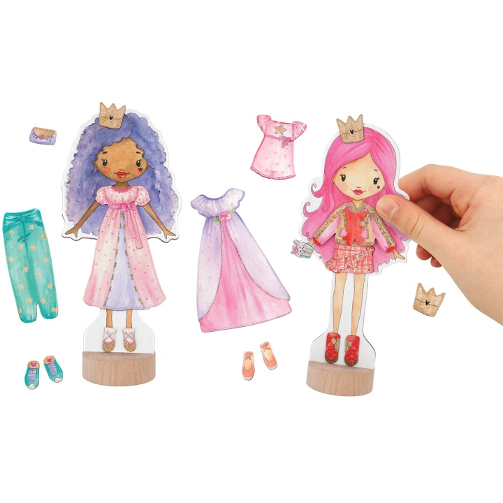 Princess Mimi Magnetiske påklædningsdukker (048839) i gruppen LEGETØJ, BØRN & BABY / Legetøj / Figurer, miniaturer og tilbehør hos TP E-commerce Nordic AB (C91007)