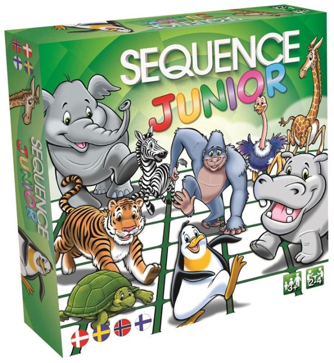 Asmodee Sequence Junior (Nordisk) (GOL8004) i gruppen LEGETØJ, BØRN & BABY / Spil / Brætspil hos TP E-commerce Nordic AB (C91020)