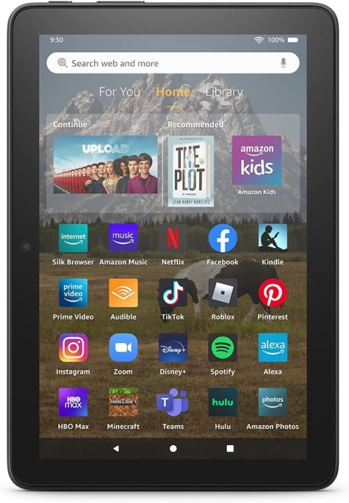 Amazon Fire HD 8 Tablet 2022 8 HD-skærm 64 GB - Sort i gruppen SMARTPHONES & TABLETS / Tablets hos TP E-commerce Nordic AB (C91033)