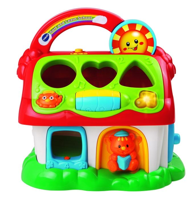 VTech Baby Sort and Discover School (dansk) (950-129132) i gruppen LEGETØJ, BØRN & BABY / Babyleg (0-3 år) / Aktivitetslegetøj hos TP E-commerce Nordic AB (C91122)