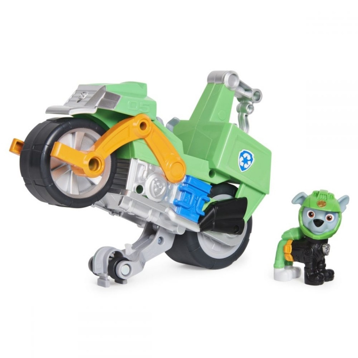 Paw Patrol Moto Pups temakøretøj - Rocky (6060545) i gruppen LEGETØJ, BØRN & BABY / Legetøj / Legetøjsbiler hos TP E-commerce Nordic AB (C91184)