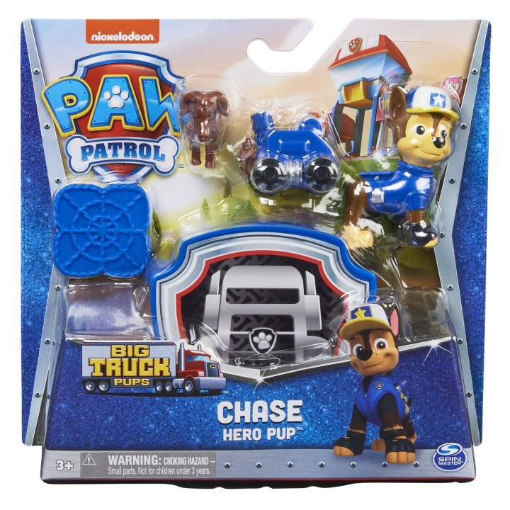 Paw Patrol Big Hero Pups - Chase (6065250) i gruppen LEGETØJ, BØRN & BABY / Legetøj / Figurer, miniaturer og tilbehør hos TP E-commerce Nordic AB (C91195)