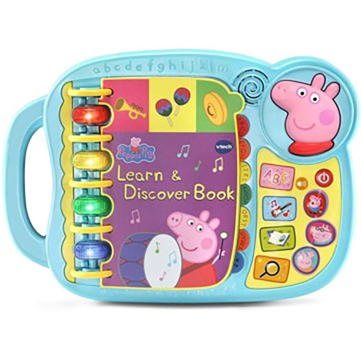 VTech Peppa Pig Learn & Discovery Book (Danish) (950-518032) i gruppen LEGETØJ, BØRN & BABY / Babyleg (0-3 år) / Aktivitetslegetøj hos TP E-commerce Nordic AB (C91210)