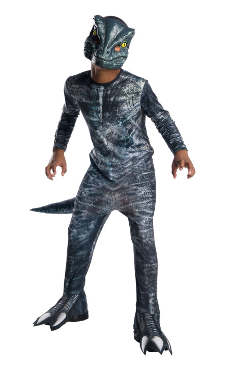 Rubies Jurassic World - Velociraptor blå kostume (104 cm) i gruppen LEGETØJ, BØRN & BABY / Legetøj / Udklædning hos TP E-commerce Nordic AB (C91262)