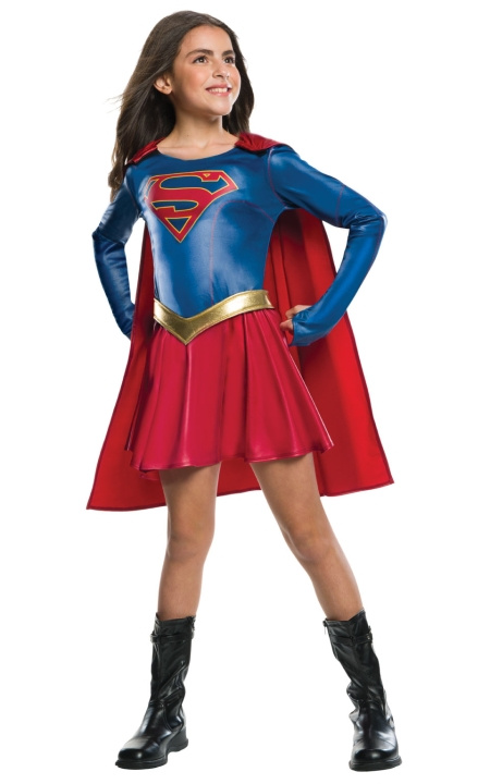 Rubies Kostume - Supergirl (116 cm) (630076S) i gruppen LEGETØJ, BØRN & BABY / Legetøj / Udklædning hos TP E-commerce Nordic AB (C91267)