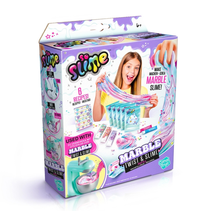 So Slime Marble Twist og Slime refill (2390) i gruppen LEGETØJ, BØRN & BABY / Legetøj / Eksperiment og gør det selv hos TP E-commerce Nordic AB (C91332)