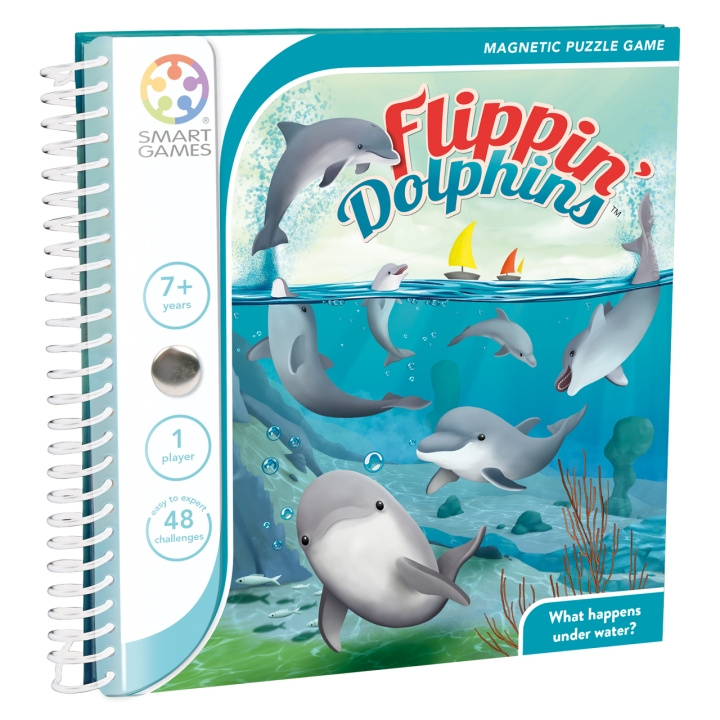 Smart Games SmartGames - Magnetic Travel - Flippin Dolphins (Nordic) (SG2330) i gruppen LEGETØJ, BØRN & BABY / Spil / Brætspil hos TP E-commerce Nordic AB (C91343)