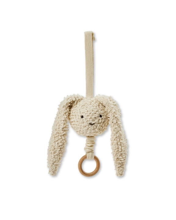 Smallstuff Music Mobile Rabbit, Off. White Bouclé i gruppen LEGETØJ, BØRN & BABY / Babyleg (0-3 år) / Tøjdyr hos TP E-commerce Nordic AB (C91402)