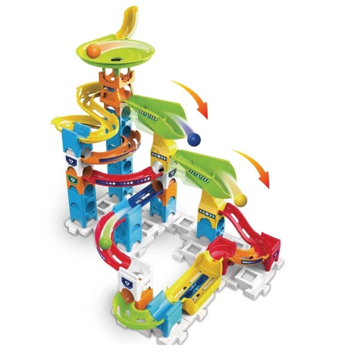 VTech Marble Rush Double Drop Set, 47 dele (950-529632) i gruppen LEGETØJ, BØRN & BABY / Legetøj / Eksperiment og gør det selv hos TP E-commerce Nordic AB (C91427)