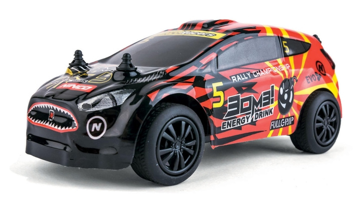 Ninco R/C X-Rally Bomb 14 cm 1:30 (NH93142) i gruppen LEGETØJ, BØRN & BABY / Radiostyrede / Radiostyrede biler hos TP E-commerce Nordic AB (C91551)