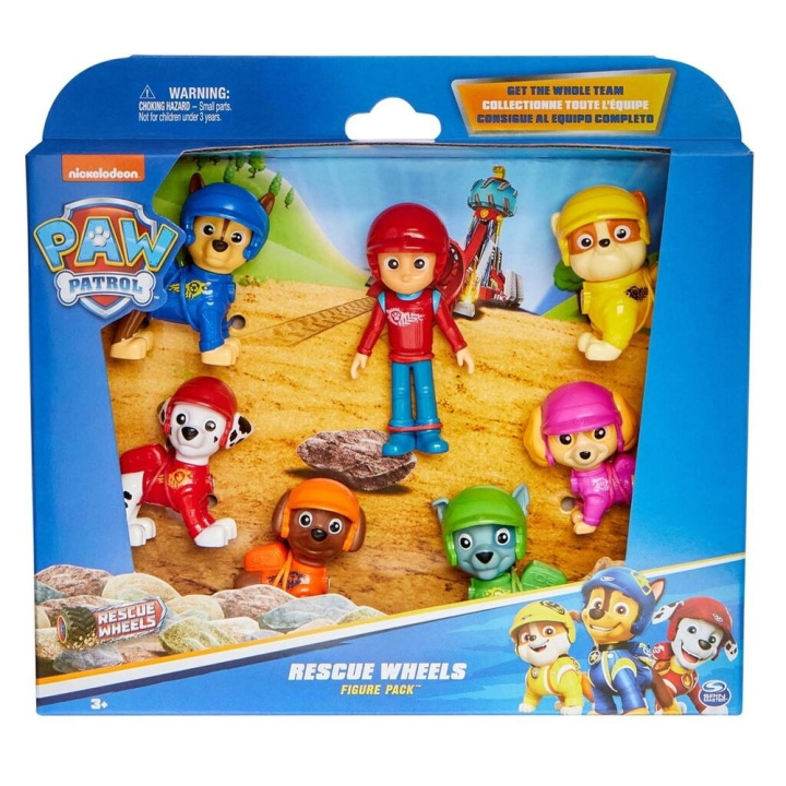 Paw Patrol Rescue Wheels-gavepakke med 7 figurer (6070443) i gruppen LEGETØJ, BØRN & BABY / Legetøj / Figurer, miniaturer og tilbehør hos TP E-commerce Nordic AB (C91597)