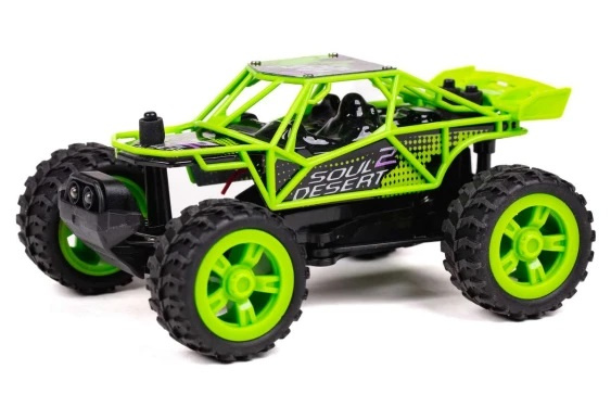 TECHTOYS Soul Desert 2 R/C 1:32 2,4G Li-Po 90mAh 3,7V - Grøn (471470) i gruppen LEGETØJ, BØRN & BABY / Radiostyrede / Radiostyrede biler hos TP E-commerce Nordic AB (C91622)