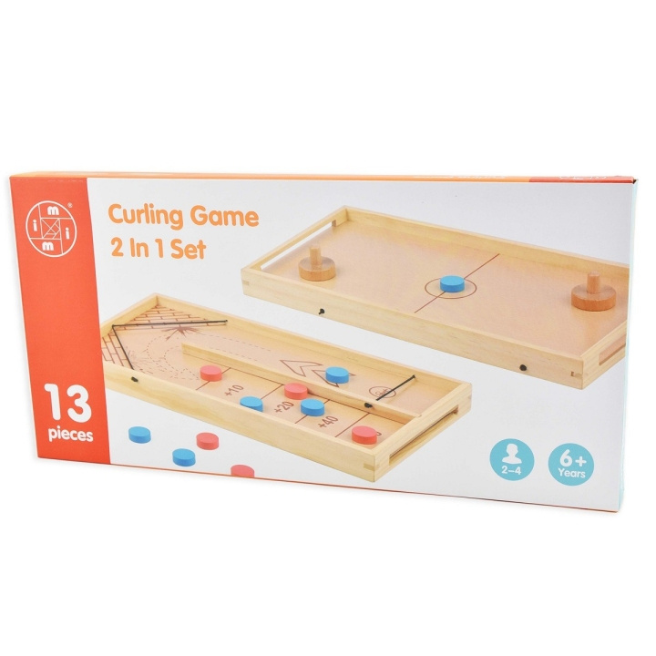 Robetoy Game Curling 2in1 (26501) i gruppen LEGETØJ, BØRN & BABY / Spil / Brætspil hos TP E-commerce Nordic AB (C91639)