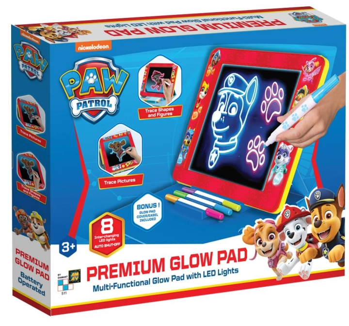 Paw Patrol Tegneplade - Premium Glow Pad (AM-5119) i gruppen LEGETØJ, BØRN & BABY / Legetøj / Tegne og tælle hos TP E-commerce Nordic AB (C91661)