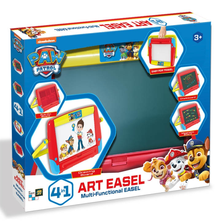 Paw Patrol Staffeli og tegnebræt - 4 i 1 kunststaffeli (AM-5155) i gruppen LEGETØJ, BØRN & BABY / Legetøj / Tegne og tælle hos TP E-commerce Nordic AB (C91662)