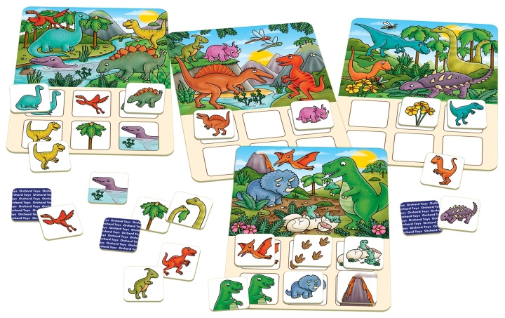 Orchard Toys Dinosaur Lotto (600036) i gruppen LEGETØJ, BØRN & BABY / Spil / Brætspil hos TP E-commerce Nordic AB (C91742)