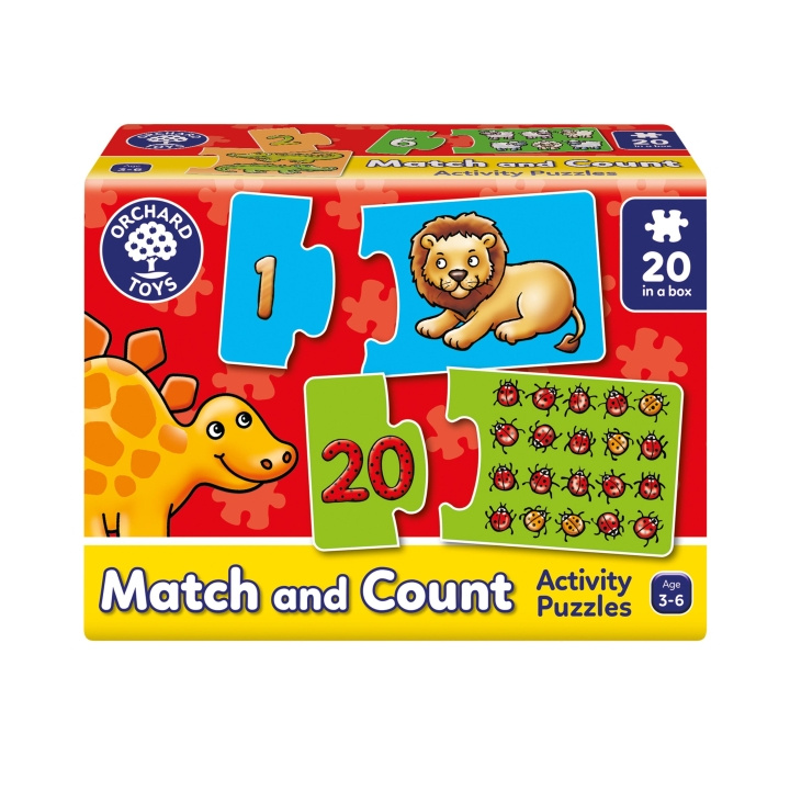 Orchard Toys Match & Count-puslespil (600219) i gruppen LEGETØJ, BØRN & BABY / Legetøj / børns puslespil hos TP E-commerce Nordic AB (C91746)