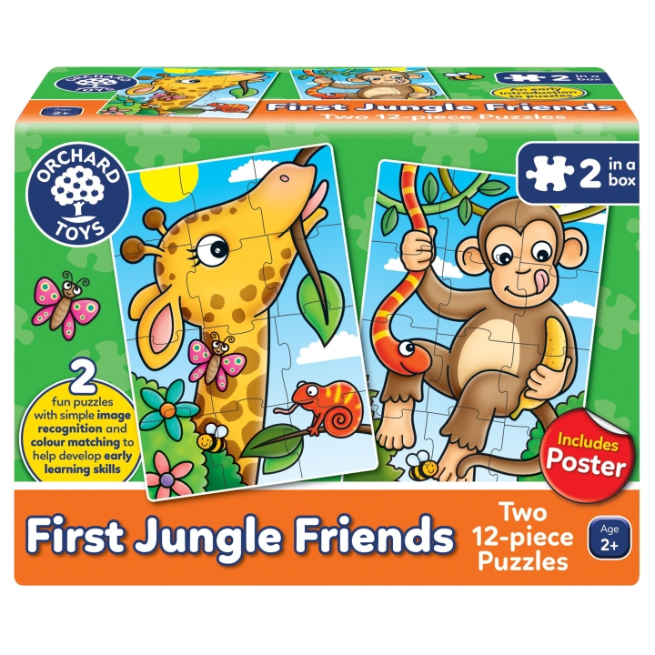 Orchard Toys Første junglevenner-puslespil (600293) i gruppen LEGETØJ, BØRN & BABY / Legetøj / børns puslespil hos TP E-commerce Nordic AB (C91748)