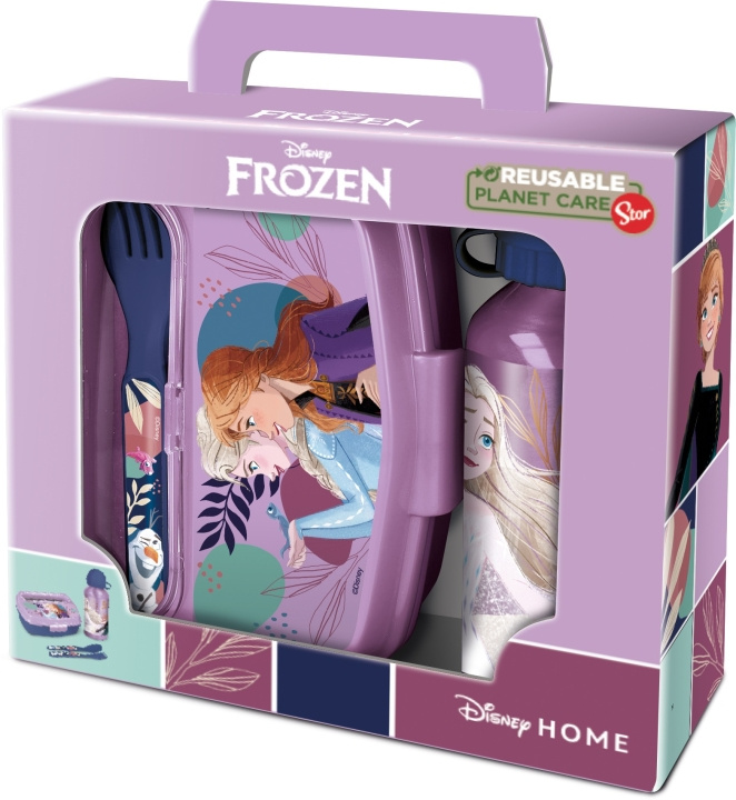 STOR Frokostsæt - Frozen (088808704-74263) i gruppen LEGETØJ, BØRN & BABY / Mad & Drikke / Børnebestik og tallerkener hos TP E-commerce Nordic AB (C91753)