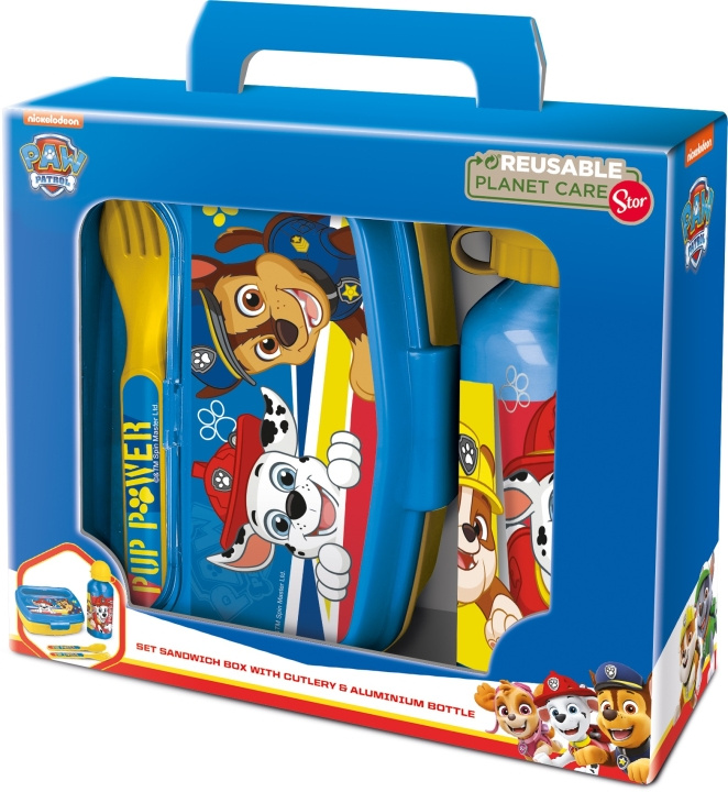 STOR Frokostsæt - Paw Patrol (088808704-74663) i gruppen LEGETØJ, BØRN & BABY / Mad & Drikke / Børnebestik og tallerkener hos TP E-commerce Nordic AB (C91754)