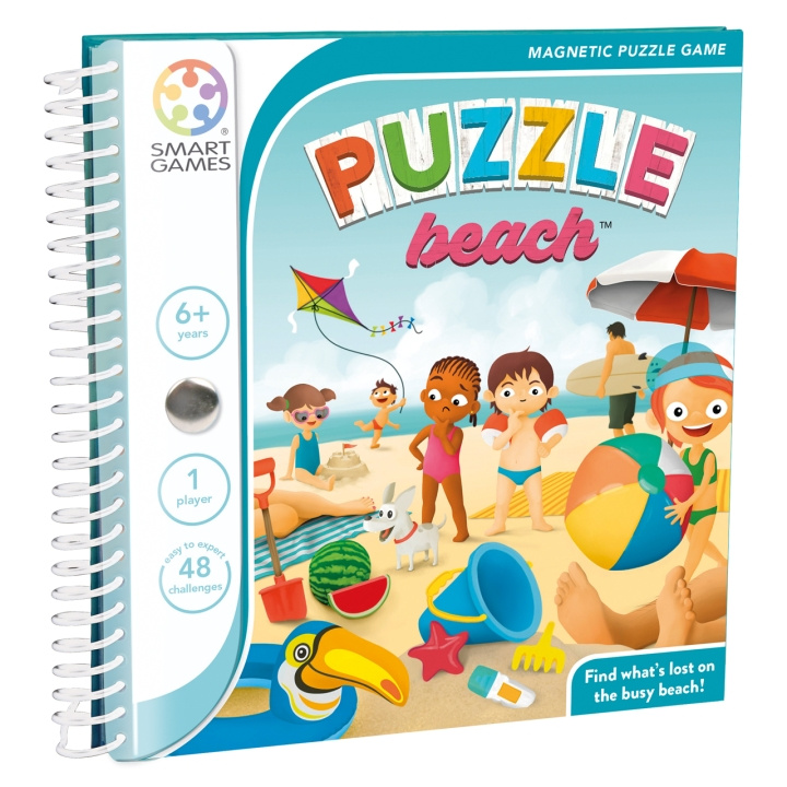 Smart Games SmartGames - Magnetic Travel - Puzzle Beach (Nordic) (SG2327) i gruppen LEGETØJ, BØRN & BABY / Legetøj / børns puslespil hos TP E-commerce Nordic AB (C91824)