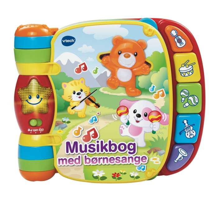 VTech Babymusikbog med børnesange (dansk) (950-166732) i gruppen LEGETØJ, BØRN & BABY / Babyleg (0-3 år) / Aktivitetslegetøj hos TP E-commerce Nordic AB (C91846)