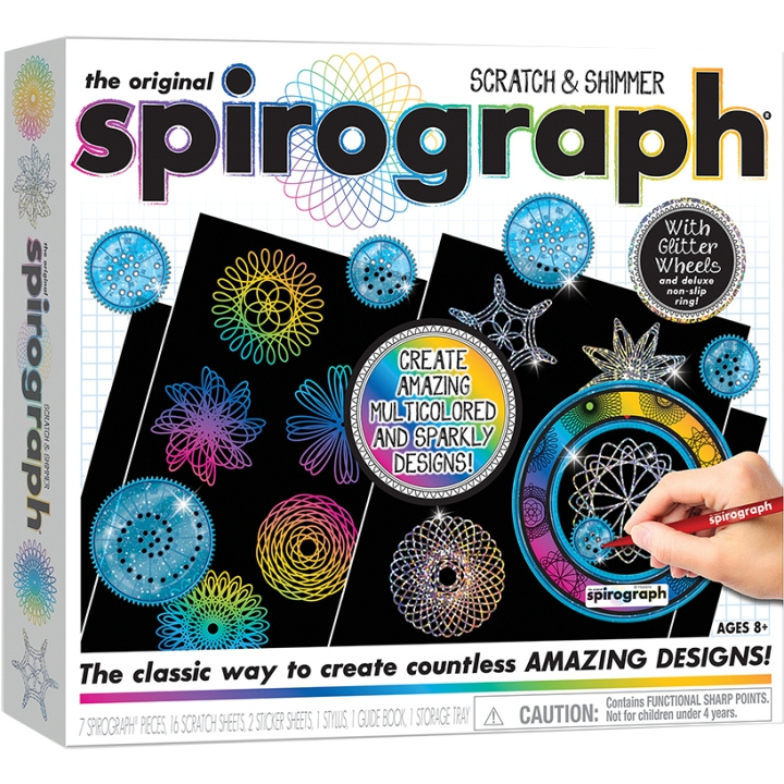 Spirograph Scratch & Shimmer (33002156) i gruppen LEGETØJ, BØRN & BABY / Legetøj / Tegne og tælle hos TP E-commerce Nordic AB (C91874)