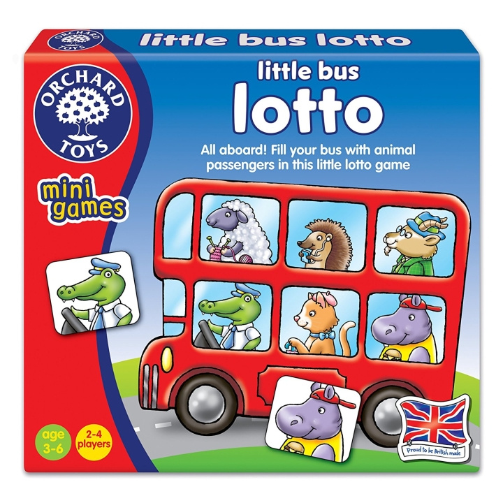 Orchard Toys Lille Bus Lotto (600355) i gruppen LEGETØJ, BØRN & BABY / Spil / Brætspil hos TP E-commerce Nordic AB (C91904)