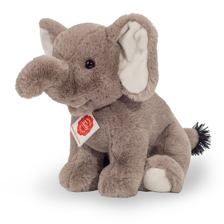 Teddy Hermann Siddende elefant 25 cm - (TH907435) i gruppen LEGETØJ, BØRN & BABY / Babyleg (0-3 år) / Tøjdyr hos TP E-commerce Nordic AB (C91912)