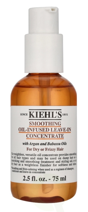 Kiehl\'s Smoothing Oil-Infused Leave-In Concentrate 75 ml i gruppen SKØNHED & HELSE / Hår og styling / Hårpleje / Balsam spray / kur hos TP E-commerce Nordic AB (C91956)