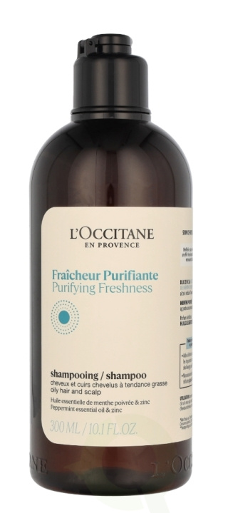 L\'Occitane Purifying Freshness Shampoo 300 ml i gruppen SKØNHED & HELSE / Hår og styling / Hårpleje / Shampoo hos TP E-commerce Nordic AB (C91969)