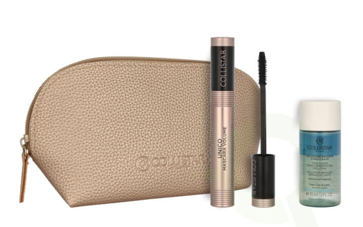 Collistar Mascara Volume Unico Set 48 ml Unico Mascara Black 13ml/Make Up Removing Solution 35ml/Bag i gruppen SKØNHED & HELSE / Makeup / Øjne og øjenbryn / Mascara hos TP E-commerce Nordic AB (C92020)